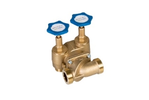 Picture of SoftWater Verschneidearmatur-Set 2-Hahnen mit RV, Durchgang (G1): AG 2 3/8", Abgang (G): AG 1  1/2", DN: 50/50, Länge (L): 156 mm, Art.Nr. : 7003