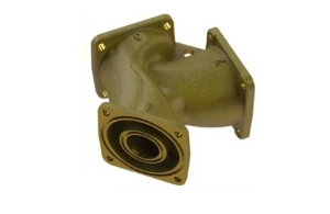Picture of SoftWater Y-Flansch, Nussbaum- kompatibel: Ja, Anschluss: DN40/50, Länge (H2): 144 mm, Lochabstand: 80 mm, Art.Nr. : 7027