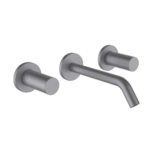 Picture of Laufen Armaturen - 2-Griff UP-Waschtischmischer, Ausladung 175 mm, Festauslauf, PVD inox look , Art.Nr. : H3123360901201
