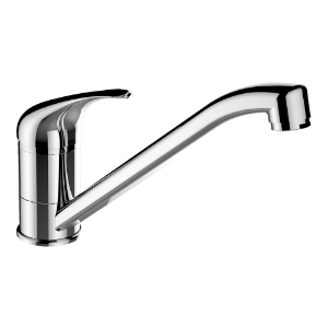 Bild von Laufen Armaturen - Spültischmischer für drucklose Wassererwärmer, Ausladung 225 mm, Schwenkauslauf , Art.Nr. : HF501531100000