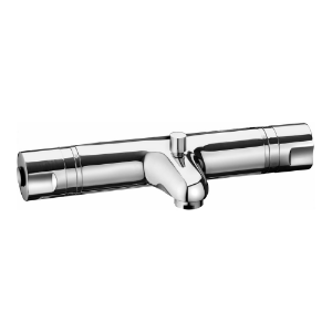 Bild von Laufen Armaturen - Thermostatischer Bademischer, Ausladung 170 mm, Anschlussdistanz 153 mm, ohne Verschraubungen, ohne Zubehör , Art.Nr. : HF504380100010