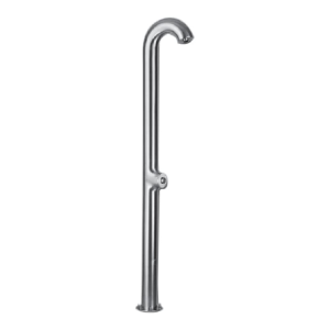 Bild von Laufen Armaturen - Standbrause, für Kalt- oder Mischwasser, mit Anschluss für bauseitiges Schlauchventil, Höhe 1950 mm, Edelstahl , Art.Nr. : HF770621441195