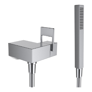 Picture of Laufen Armaturen - Duschenmischer für Simibox 1-Point, mit Zubehör, Edelstahl , Art.Nr. : HF901155441000