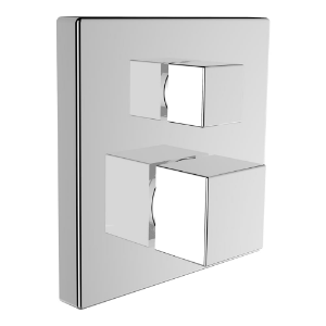 Picture of Laufen Armaturen - Fertigmontage-Set für thermostatischen 2-Griff UP-Duschenmischer, zu Simibox Standard & Simibox Light , Art.Nr. : HF901176100000