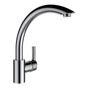 Bild von Laufen Armaturen - Spültischmischer, Ausladung 220 mm, Schwenkauslauf, Edelstahl , Art.Nr. : HF919536441000