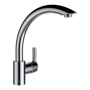 Bild von Laufen Armaturen - Spültischmischer, Ausladung 220 mm, Schwenkauslauf und Zugauslauf, Edelstahl , Art.Nr. : HF919616441000