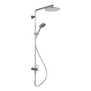 Picture of Laufen Armaturen - Showerstation für Simibox 1-Point, Regenbrause Ø 247 mm, Handbrause MyTwin120, 1 Kunststoffschlauch und Umsteller , Art.Nr. : HF980356100000