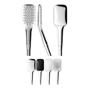 Bild von Laufen Armaturen - MyCity100, Handbrause, mit RubiClean und Ecochoice, Chrome/Nightblack , Art.Nr. : WI939030108000