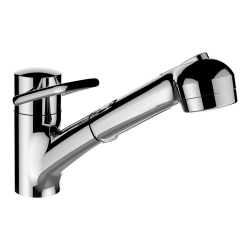 Picture of Laufen Armaturen -35740.015 Spültischmischer, Ausladung 225 mm, Schwenkauslauf mit Handbrause , Art.Nr. : WI939655100001