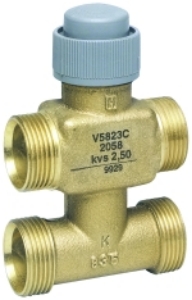 Picture of Honeywell —  Dreiwege-Bypassventil V5823C, PN16, DN20, KV 4, 50, Art.Nr. : V5823C2066
