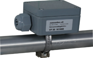 Picture of Sensortec - Gehäuseanlegefühler passiv, Art.Nr. : VF50 PT1000 silbergrau RAL 7001