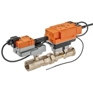 Picture of Belimo - Elektr. 2-Weg-PI-RKH Belimo Energy Valve™ mit Notstellfunktion, AC/DC 24 V, BACnet IP, BACnet MS/TP, Modbus TCP, Modbus RTU, MP-Bus, 2...10 V, DN 20, Innen- und Aussengewinde, Rp 3/4"G 1", PN 25, ps 1600 kPa, V'nom 0.69 l/s, Mediumstemperatur -10...120°C [14...248°F], Art.Nr. : EV020R2+KBAC