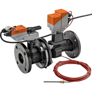 Picture of Belimo - Elektr. 2-Weg-PI-RKH Belimo Energy Valve™ mit Notstellfunktion, AC/DC 24 V, BACnet IP, BACnet MS/TP, Modbus TCP, Modbus RTU, MP-Bus, 2...10 V, DN 150, Flansch, PN 16, ps 1600 kPa, V'nom 45 l/s, Mediumstemperatur -10...120°C [14...248°F], Glykolüberwachung, Art.Nr. : EV150F+KBAC