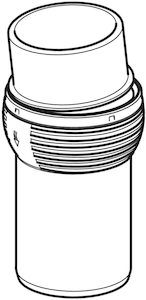 Picture of Geberit Protect Offset Formstück Silent 110 mm, Art.Nr. :310.048.14.1
