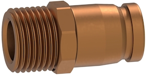 Bild von +GF+ iFIT Übergangs-Modul Rotguss bleifrei Mit Aussengewinde, Grösse: 16/20 ‑ 1/2", Art.Nr.: 762102265