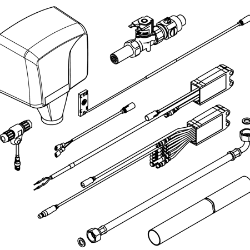 Picture of KWC PWC3O0002 Elektronische Armaturenkomp. mit Rückflussverhinderer:nein, Berechnungsdurchfluss Trinkwasser:0.2 l/s, Voreinstellung Hygienespülung:24 Stunden nach der letzten Betätigung, Art.Nr. : 2030048572