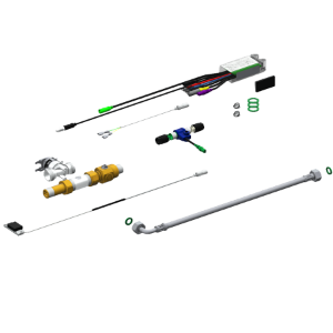 Picture of KWC AQUA121 Elektronische Armaturenkomponent mit Rückflussverhinderer:nein, Berechnungsdurchfluss Trinkwasser:0.2 l/s, Voreinstellung Hygienespülung:24 Stunden nach der letzten Betätigung, Art.Nr. : 2000101449