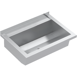 Picture of KWC PLANOX PL6T Waschrinne Spritzschutzhöhe:30 mm, Becken: Höhe:180 mm, Becken: Tiefe:320 mm, Art.Nr. : 2030043784