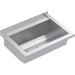 Picture of KWC PLANOX PL6T Waschrinne Spritzschutzhöhe:30 mm, Becken: Höhe:180 mm, Becken: Tiefe:320 mm, Art.Nr. : 2030043784