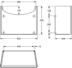 Picture of KWC ANIMA BS206 Siphonabdeckung , Art.Nr. : 2000058442