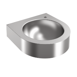 Picture of KWC ANIMA ANMX34L Wandtrinkbrunnen Becken: Höhe:105 mm, Becken: Tiefe:240 mm, Becken: Breite:240 mm, Art.Nr. : 213.0649.012