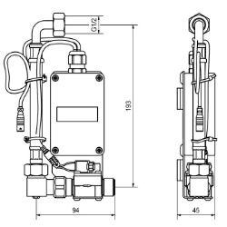 Picture of KWC F5 ACEF3003 Smart Urinal Unit Füllmenge:1, Mengeneinheit:Stück, Art.Nr. : 2030070859