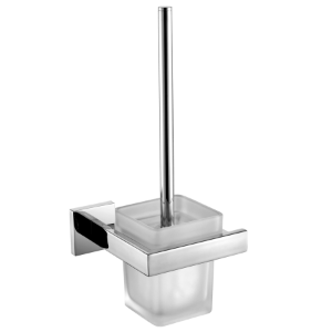 Picture of KWC CUBUS CUBX005HP WC Bürstenhalter Bürstenfarbe:weiss, Material:Edelstahl, Materialtyp:1.4301 Chromnickelstahl V2A, Art.Nr. : 2000106353