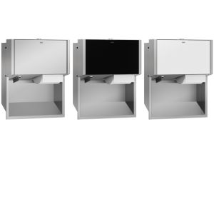 Picture of KWC EXOS. EXOS676EX WC-Doppelrollenhalter Maximale Tiefe/Durchmesser Verbrauchsmaterial:120 mm, Maximale Breite Verbrauchsmaterial:100 mm, Füllmenge:2, Art.Nr. : 2030034642