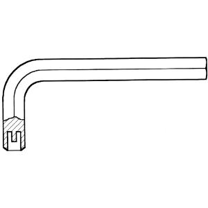 Picture of KWC SBF22 Schlüssel-6-kant SW4 f. Heavy Duty , Art.Nr. : 2000102694