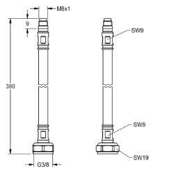 Picture of KWC ASET1003 Schlauch , Art.Nr. : 2030048523