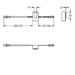 Picture of KWC ASEX1003 Sensor, ID 01/00002 Füllmenge:1, Mengeneinheit:Stück, Art.Nr. : 2030041454