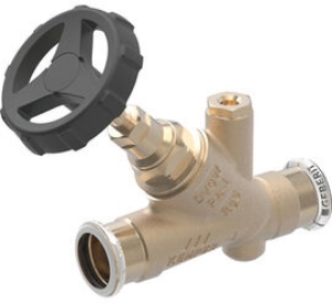 Picture of Geberit - Schrägsitz-Absperrbventile MAPRESS Oberteil vollständig durchströmt, DNV: 40, d mm: 42, D cm: 7, L cm: 17.8, L1 cm: 4.3, L2 cm: 16.2, Z cm: 3, Z1 cm: 8.8, Art.Nr. : 94887