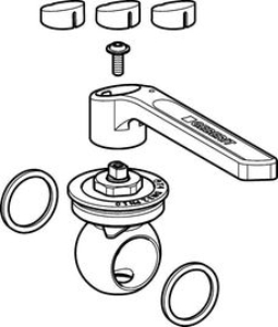 Picture of Geberit - Oberteile - Set MAPRESS, zu Kugelhahnen, Art.Nr. :242.549.00.1