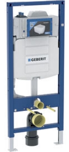 Picture of Geberit - Wand-WC-Elemente GEBERIT Duofix, mit zwei Wasseranschlüssen, Rahmen mit Bohrlöchern 9 mm für Befestigung im H, Schutzart IP45, Art.Nr. :111.058.00.1