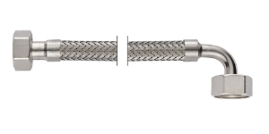 Picture of NEOFLEX INOX Ganzmetallschlauch DN10, IG X IG gebogen, 3/4" x 3/4", 100 cm, Art.Nr. : 66 8521 00