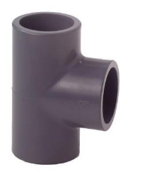 Picture of +GF+ T 90° egal PVC-U metrisch, Grösse: 75, Art.Nr.: 721200112