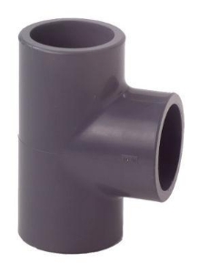 Picture of +GF+ T 90° egal PVC-U metrisch, Grösse: 75, Art.Nr.: 721200112