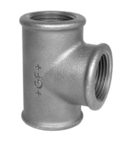 Picture of +GF+ 130 T-Stück, egal verzinkt 100 bar, Dimension ″: 2", Art.Nr.: 771130209