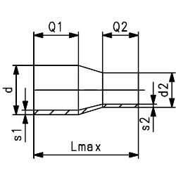 Picture of +GF+ ELGEF Plus Reduktion PE100 d25-630mm / SDR11 / Langschenklige Version, d mm: 50, Art.Nr.: 753901055