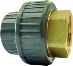 Picture of +GF+ Übergangsverschraubung PVC-U/Messing metrisch Rp PVC-U/Messing metrisch Rp, Grösse: 75‑21/2", Art.Nr.: 721550512