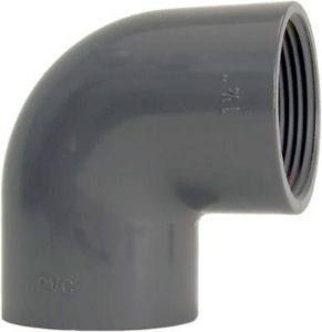 Picture of +GF+ Winkel 90° PVC-U Rp, Rp ″: 1 1/2, Art.Nr.: 721101610