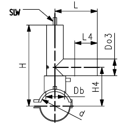 Picture of +GF+ ELGEF Plus Druckanbohrventil PE100 d63-250mm / SDR11 / Mit 360° drehbarem Abgang, d mm: 75, Art.Nr.: 193155244