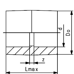 Picture of +GF+ ecoFIT Muffe egal PE80 d20-110mm, Grösse: 40, Art.Nr.: 733910109