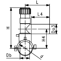 Picture of +GF+ ELGEF Plus Anbohrschelle PE100 d63-400mm / SDR11 / Mit 360° drehbarem Abgang, d mm: 250, Art.Nr.: 193131537