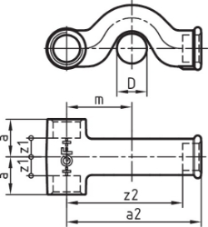 Picture of +GF+ 87 Überspring-T, Dimension ″: 1/2", Art.Nr.: 770087204