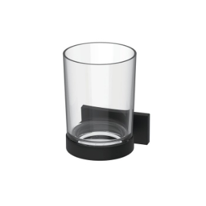 Picture of Bodenschatz - SIGNA Glashalter schwarz matt mit Tritanglas, Art.Nr. : BA59SM511