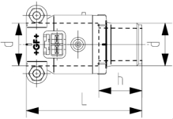 Picture of +GF+ INSTAFLEX Elektroschweiss Übergang PB, d mm: 16, Art.Nr.: 761069207
