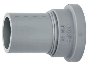 Picture of +GF+ INSTAFLEX Bundbuchse mit Nut PB Mit Stutzen für Elektroschweissen, d mm: 32, Art.Nr.: 761069309