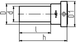 Picture of +GF+ INSTAFLEX Bundbuchse mit Nut PB Mit Stutzen für Elektroschweissen, d mm: 32, Art.Nr.: 761069309