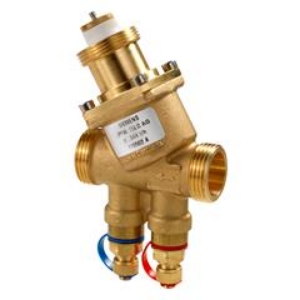 Picture of Siemens - Druckunabhängige Regelventile (PICV), Aussengewinde, PN25, DN15, 65…370 l/h, Druckmesspunkte, Art.Nr. :VPP46.15L0.4Q